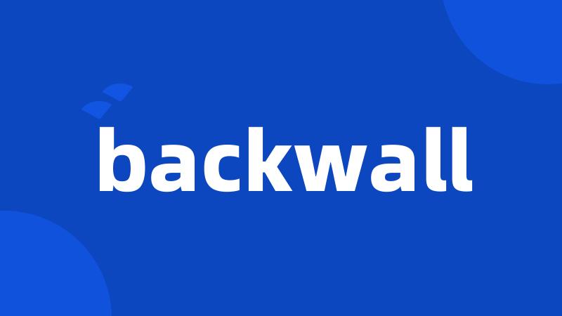 backwall