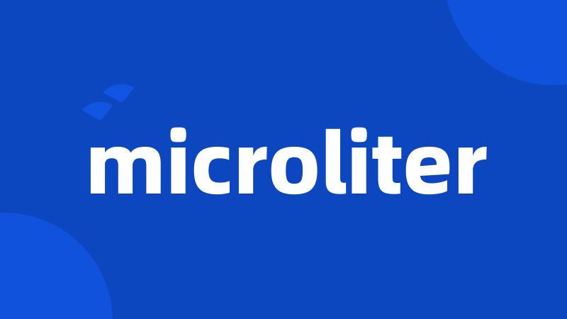 microliter