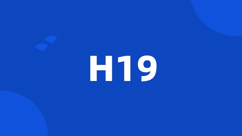 H19