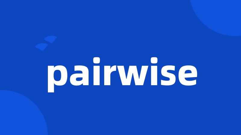 pairwise