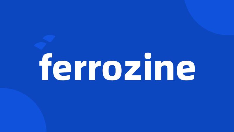 ferrozine