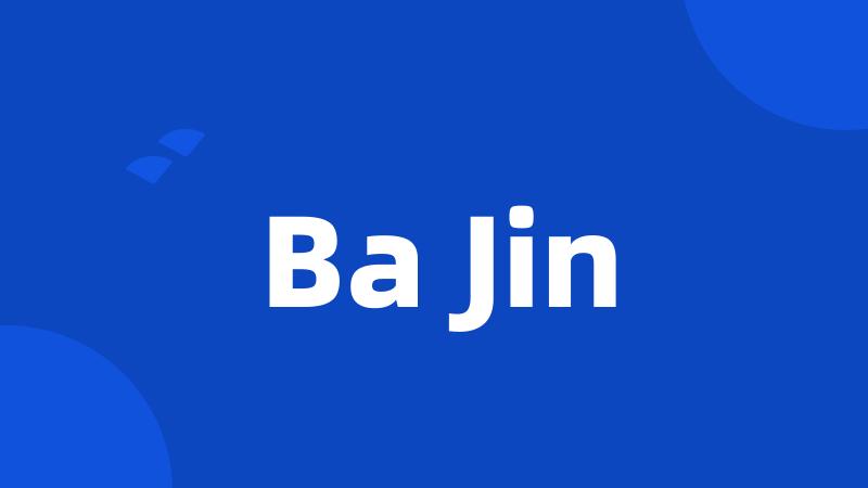Ba Jin