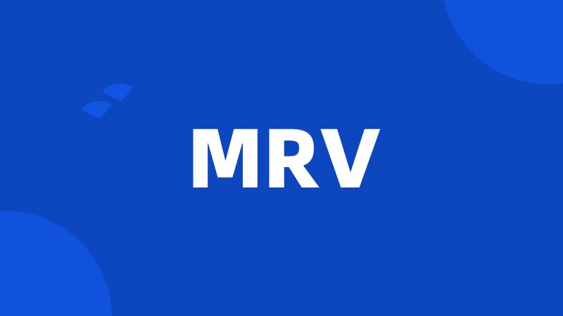 MRV