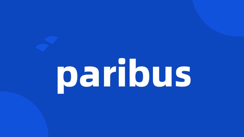 paribus