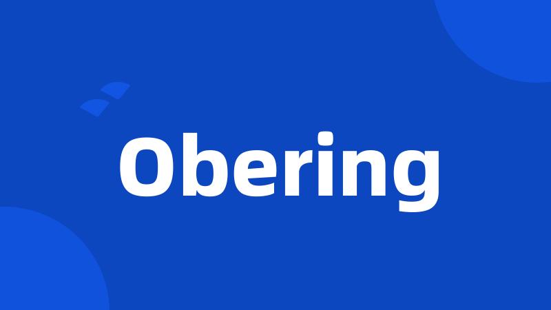 Obering