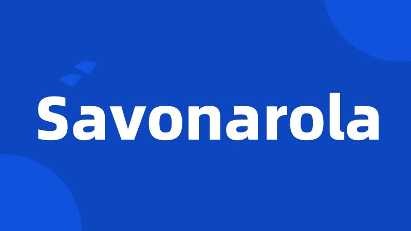 Savonarola