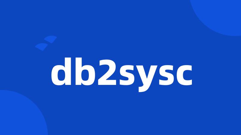 db2sysc