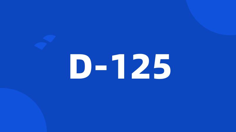 D-125