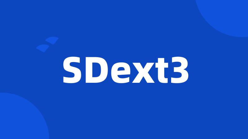 SDext3