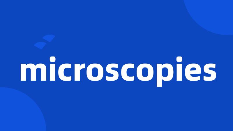 microscopies
