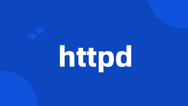 httpd