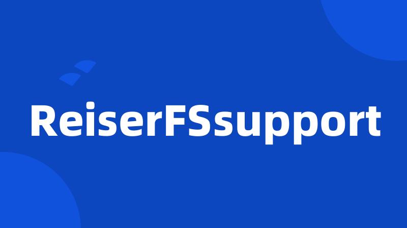 ReiserFSsupport