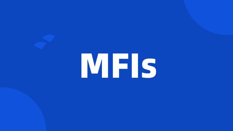 MFIs