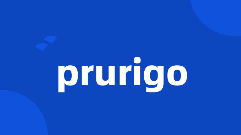 prurigo