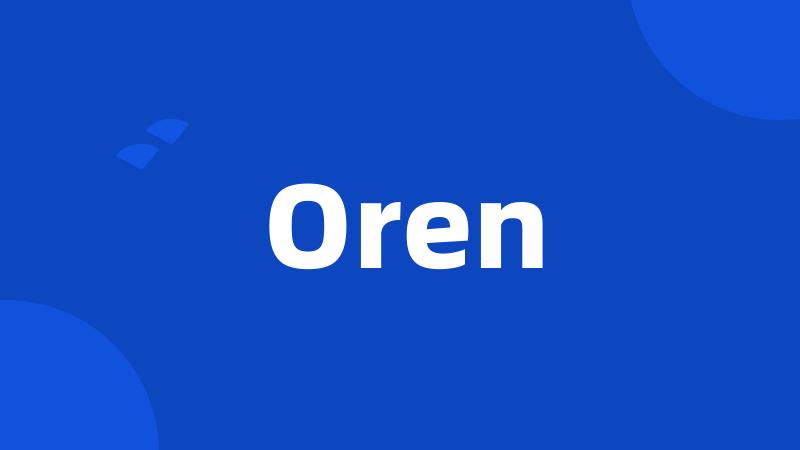 Oren