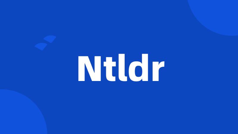 Ntldr