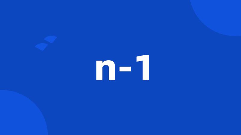 n-1