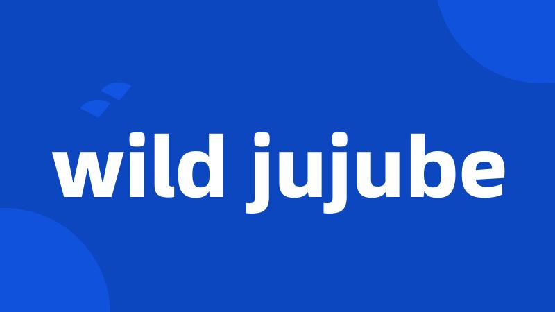 wild jujube