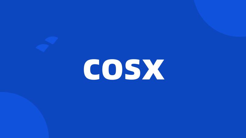 cosx