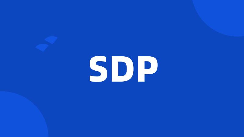 SDP