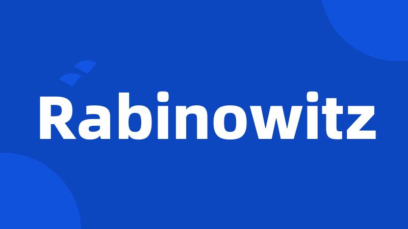 Rabinowitz