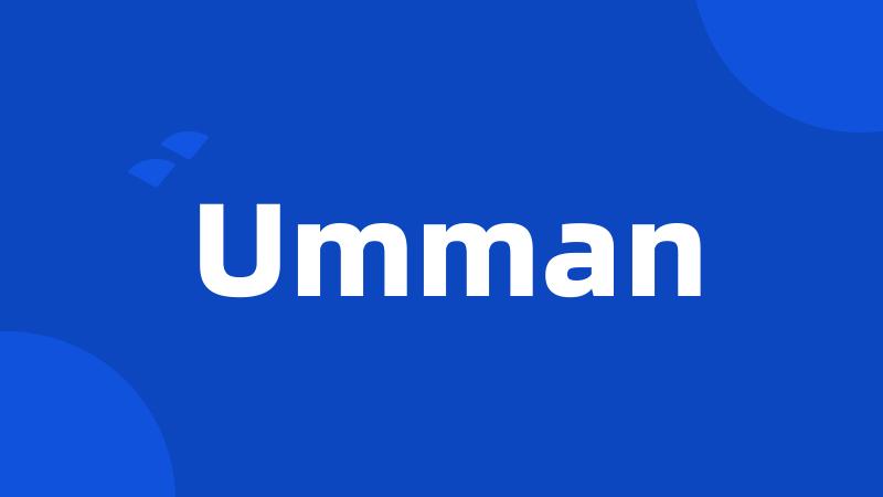 Umman