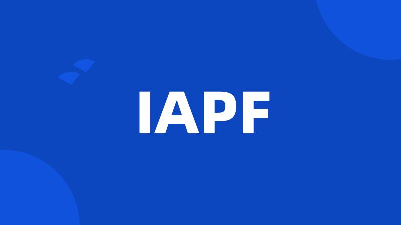 IAPF