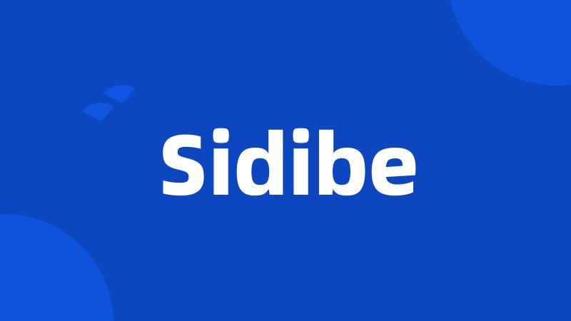 Sidibe