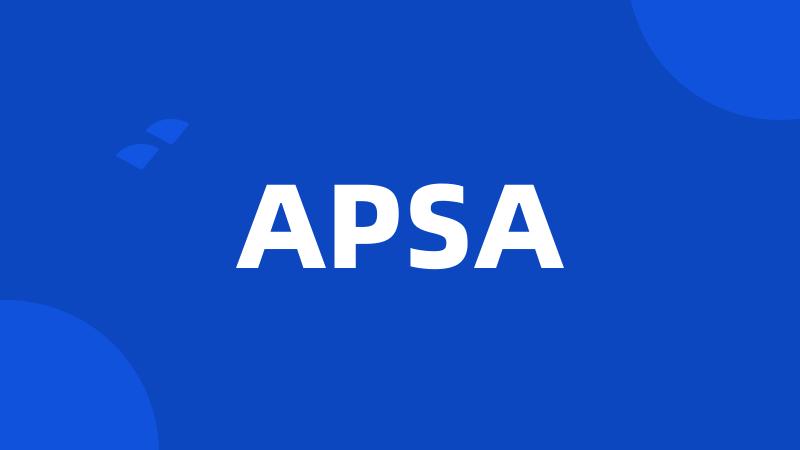 APSA