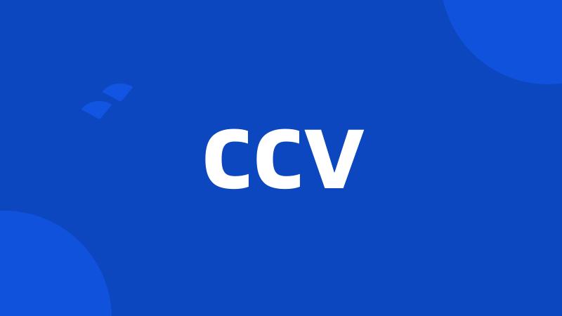 CCV