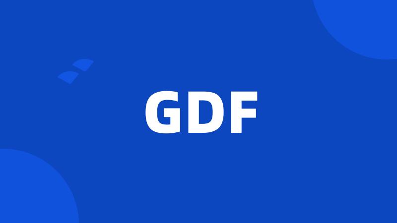 GDF