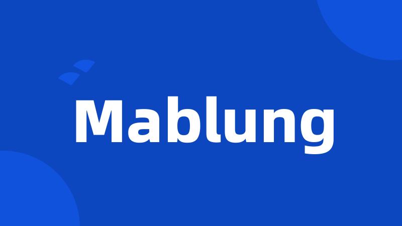 Mablung