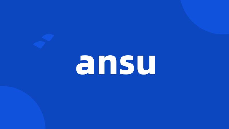 ansu