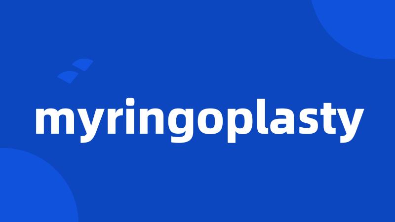 myringoplasty