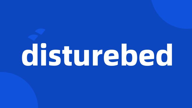 disturebed