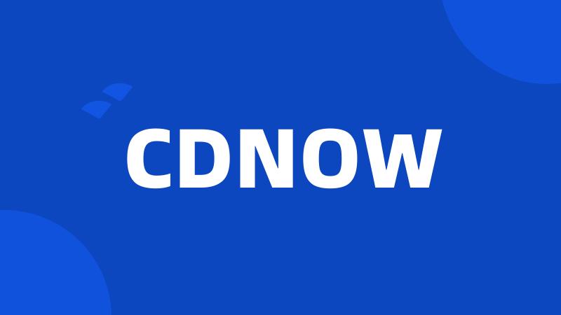 CDNOW