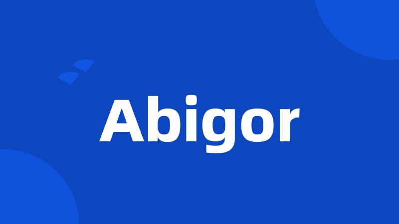 Abigor