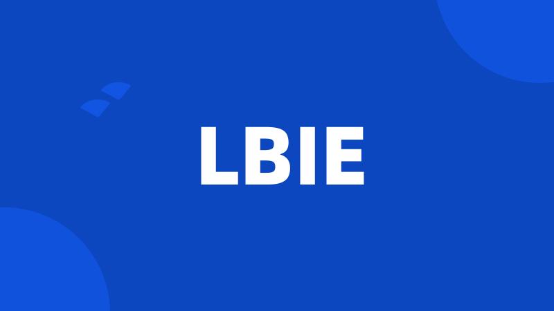 LBIE