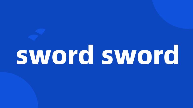 sword sword