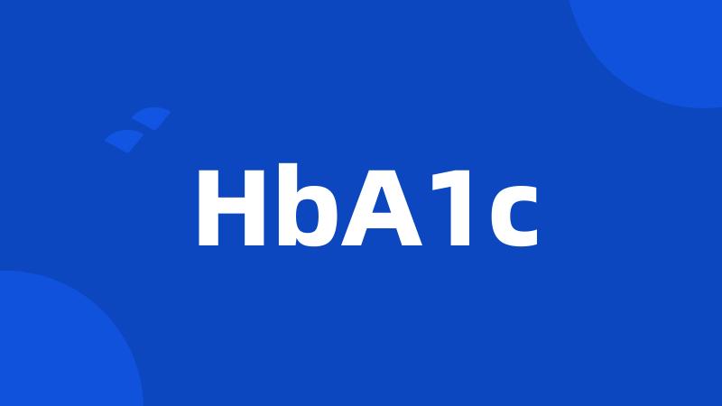 HbA1c