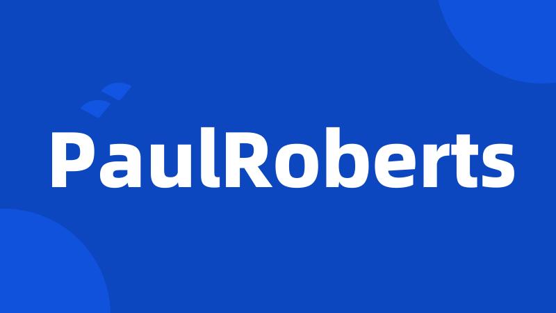 PaulRoberts