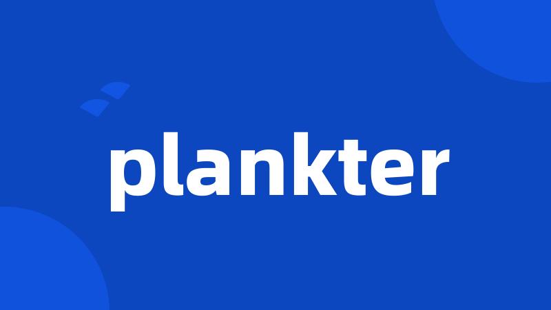 plankter