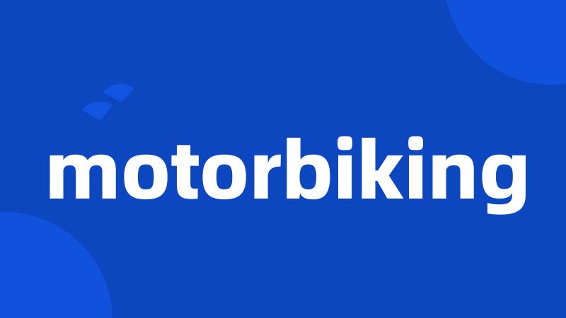 motorbiking