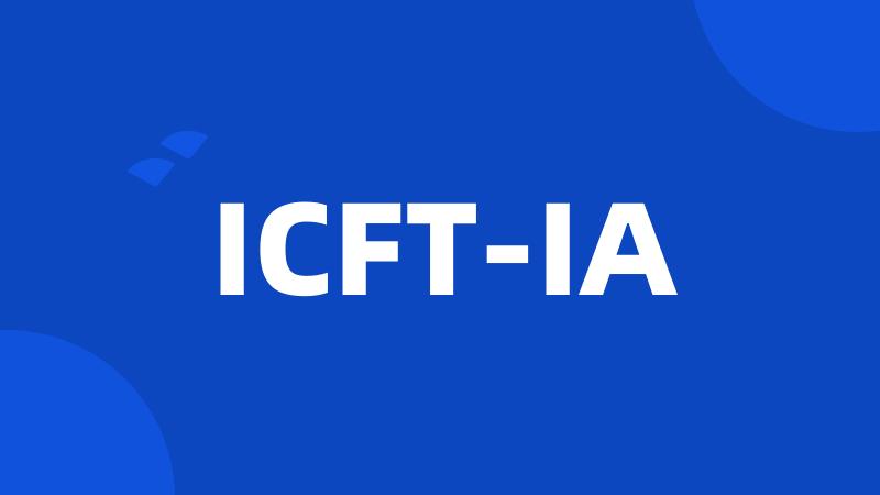 ICFT-IA