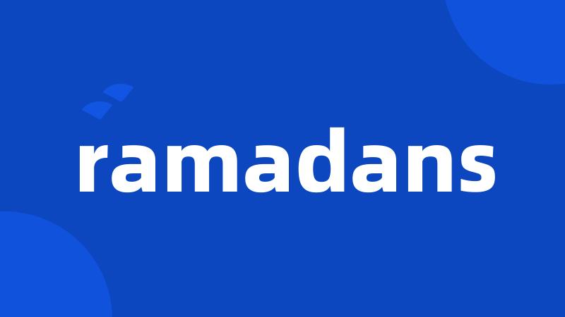 ramadans