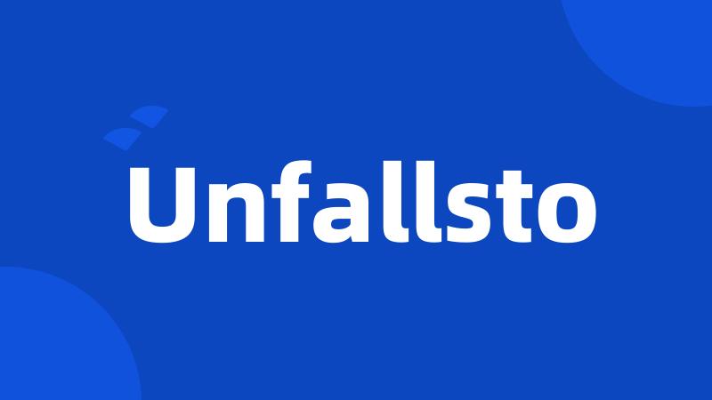 Unfallsto