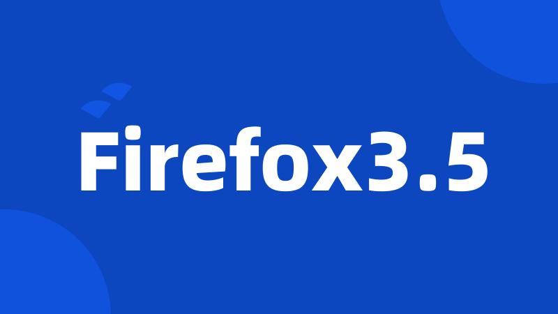 Firefox3.5