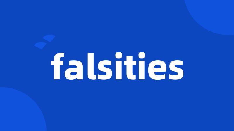 falsities