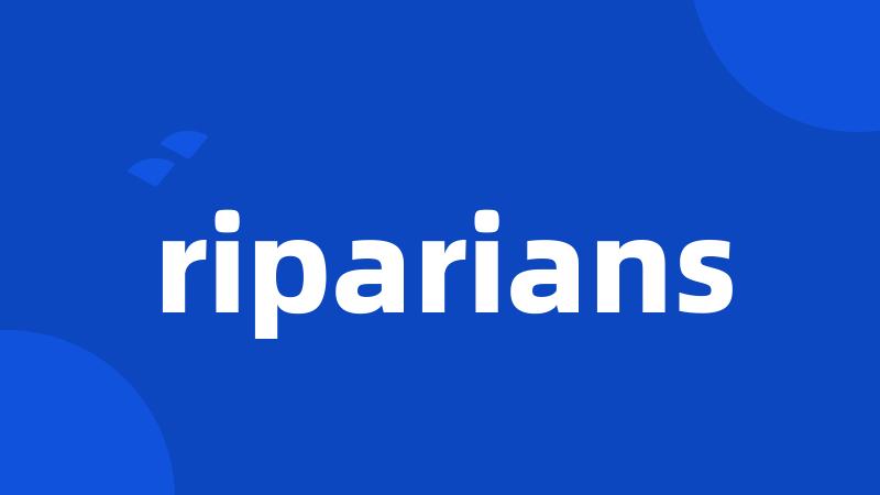 riparians