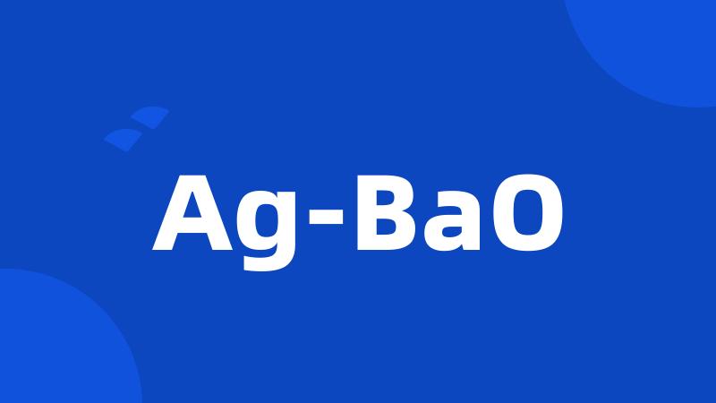 Ag-BaO